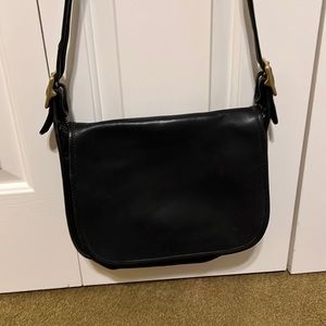 Vintage Black Coach Crossbody Bag!